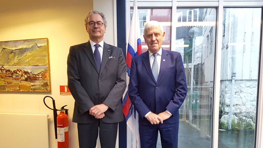 Belgiski sendiharrin fund við Poul Michelsen