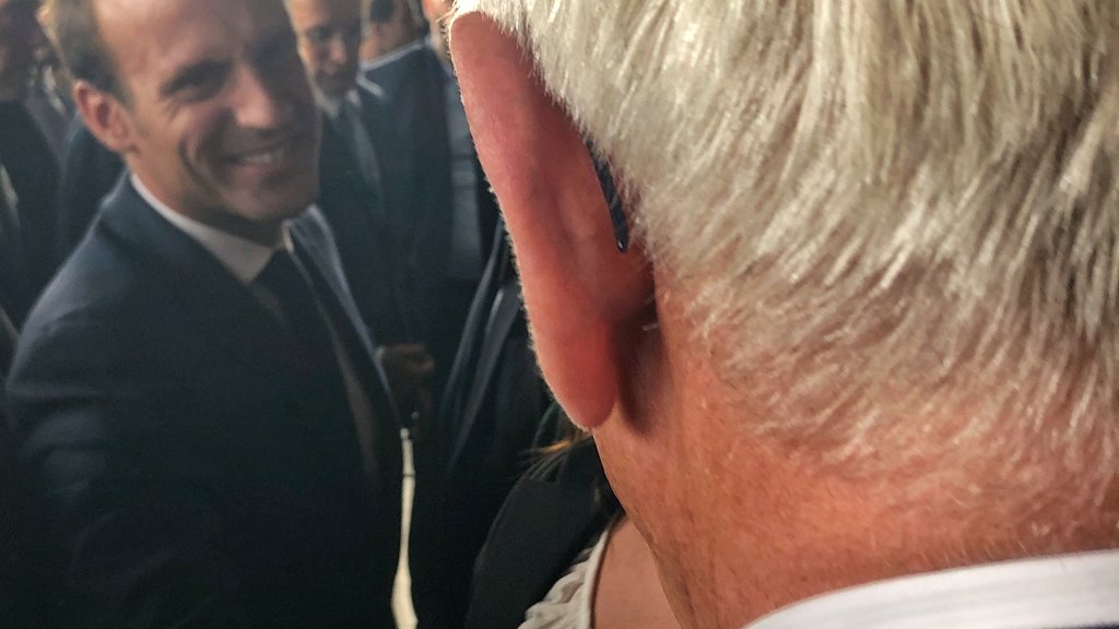 Poul Michelsen hitt Macron