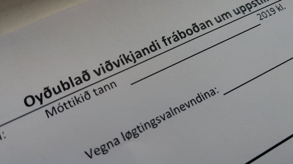 Valevnalistar til løgtingsvalið 31. august 2019
