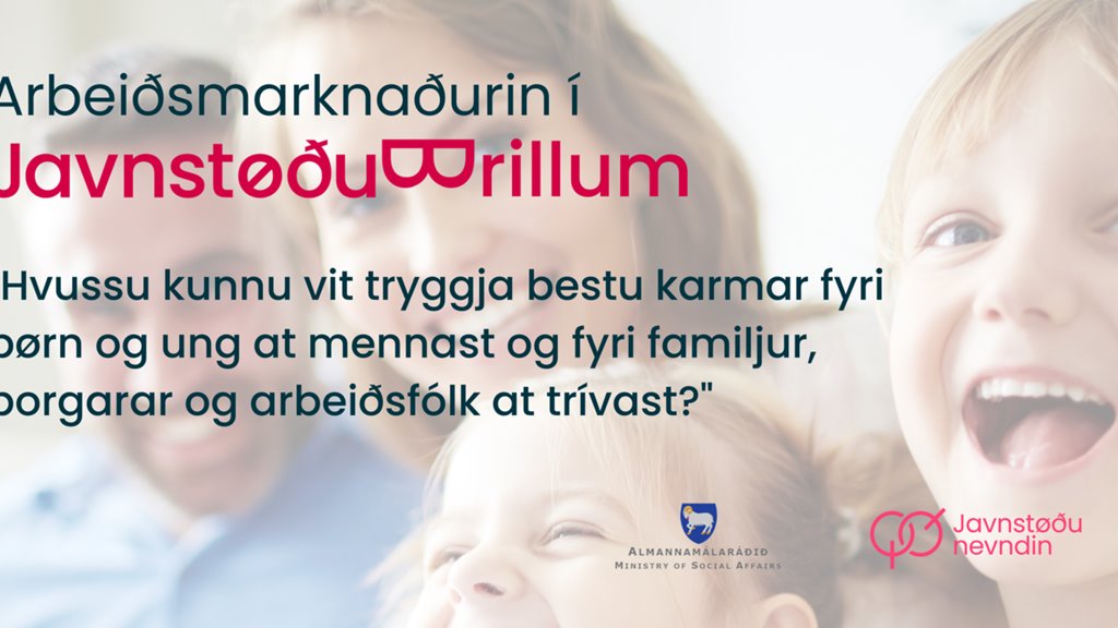 Arbeiðsmarknaðurin í javnstøðubrillum