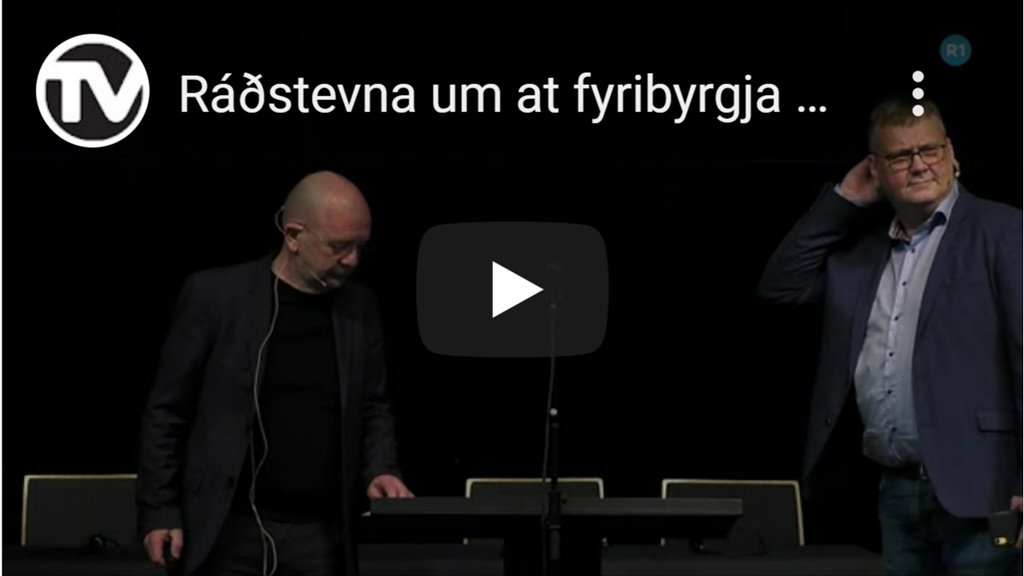 Video: Ráðstevna um at fyribyrgja og tálma rúsevnismisnýtslu