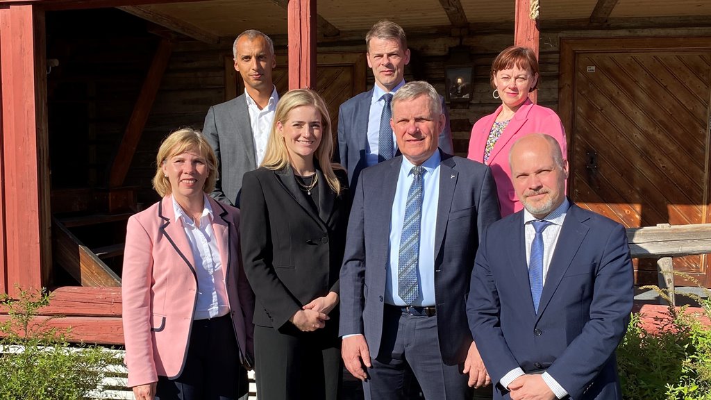 Løgmaður á fundi við norðurlendsku løgmálaráðharrunum